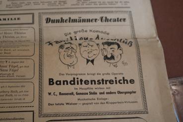 alte Zeitung - Fremdenblatt - Kameraden auf Posten ! Nummer 21 - September 1941